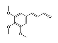 3,4,5-TRIMETHOXYCINNAMALDEHYDE structure