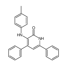 4,6-diphenyl-3-p-toluidino-2-pyridone Structure