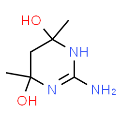 4,6-Pyrimidinediol, 2-amino-1,4,5,6-tetrahydro-4,6-dimethyl- (9CI) structure