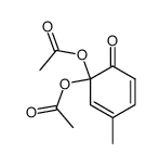 3-methyl-6-oxocyclohexa-2,4-diene-1,1-diyl diacetate Structure