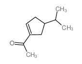 Ethanone, 1-[4-(1-methylethyl)-1-cyclopenten-1-yl]-结构式