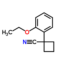 Cyclobutanecarbonitrile, 1-(2-ethoxyphenyl)- (9CI)结构式