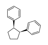 [(1R,2S)-2-phenylcyclopentyl]benzene Structure