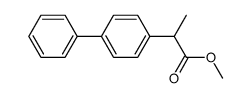 Methyl 2-(4'-biphenylyl)propanoate Structure