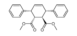 (+/-)-3c,6c-diphenyl-cyclohex-4-ene-1r,2t-dicarboxylic acid dimethyl ester结构式