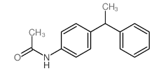 Acetamide,N-[4-(1-phenylethyl)phenyl]- Structure