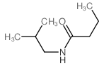 Butyramide, N-isobutyl-结构式