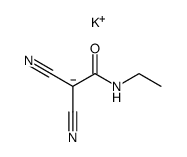 potassium salt of 2,2-dicyano-N-ethylacetamide Structure