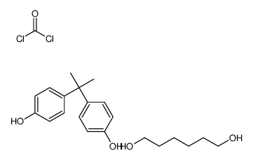 carbonyl dichloride,hexane-1,6-diol,4-[2-(4-hydroxyphenyl)propan-2-yl]phenol Structure