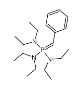 1-benzylidene-N,N,N',N',N'',N''-hexaethyl-l5-phosphanetriamine Structure