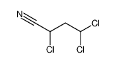 α,γ,γ-trichlorobutyronitrile Structure