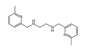 N,N'-bis[(6-methylpyridin-2-yl)methyl]ethane-1,2-diamine结构式