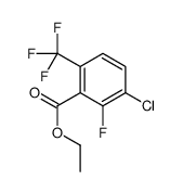 Ethyl 3-chloro-2-fluoro-6-(trifluoromethyl)benzoate Structure
