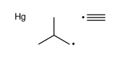 ethynyl(2-methylpropyl)mercury Structure