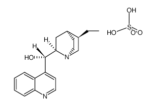 (9S)-10,11-dihydro-cinchonan-9-ol, sulfate结构式