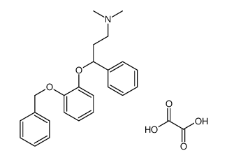 N,N-dimethyl-3-phenyl-3-(2-phenylmethoxyphenoxy)propan-1-amine,oxalic acid Structure