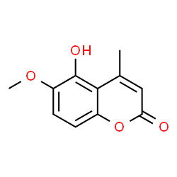 2H-1-Benzopyran-2-one,5-hydroxy-6-methoxy-4-methyl-(9CI) picture