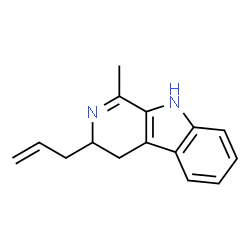 3H-Pyrido[3,4-b]indole,3-allyl-4,9-dihydro-1-methyl-(8CI)结构式