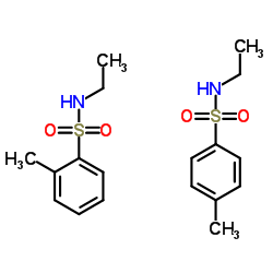 N-Ethyl-o/p-toluenesulfonamide Structure