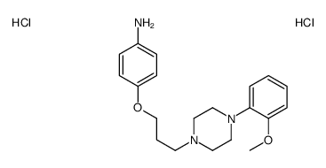 4-[3-[4-(2-methoxyphenyl)piperazin-1-yl]propoxy]aniline,dihydrochloride Structure