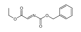 ethyl 2-phenylmethoxycarbonyliminoacetate Structure