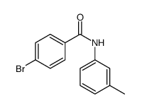 4-Bromo-N-(3-methylphenyl)benzamide结构式
