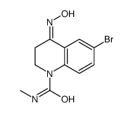 1(2H)-Quinolinecarboxamide, 6-bromo-3,4-dihydro-4-(hydroxyimino)-N-met hyl- picture