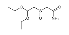 2-[(2,2-diethoxyethyl)sulfinyl]acetamide结构式