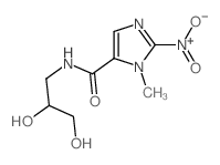 1H-Imidazole-5-carboxamide,N-(2,3-dihydroxypropyl)-1-methyl-2-nitro-结构式