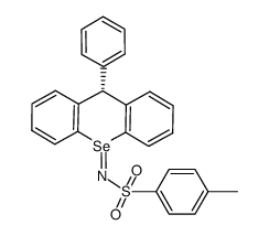 cis-9-Phenylselenoxanthene-N-(p-toluenesulfonyl)-selenilimine结构式