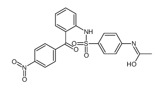 N-[4-[[2-(4-nitrobenzoyl)phenyl]sulfamoyl]phenyl]acetamide结构式
