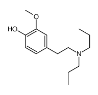 4-[2-(dipropylamino)ethyl]-2-methoxyphenol结构式