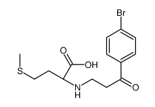 (2S)-2-[[3-(4-bromophenyl)-3-oxopropyl]amino]-4-methylsulfanylbutanoic acid Structure