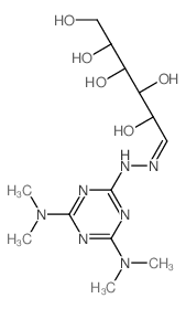 D-Glucose,[4,6-bis(dimethylamino)-1,3,5-triazin-2-yl]hydrazone (9CI)结构式