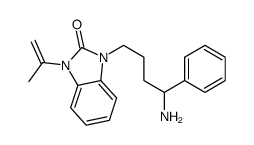 1,3-dihydro-1-(1-methylvinyl)-3-[3-(aminobenzyl)propyl]-2H-benzimidazol-2-one picture