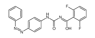 2,6-difluoro-N-[(4-phenyldiazenylphenyl)carbamoyl]benzamide结构式