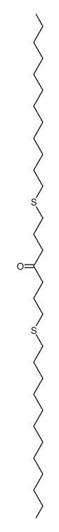 1,7-bis-dodecylmercapto-heptan-4-one结构式