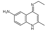 Quinaldine, 6-amino-4-ethylamino- structure