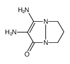 2,3-二氨基-6,7-二氢-1H,5h-吡唑并[1,2-a]吡唑-1-酮结构式