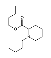 1-丁基哌啶-2-羧酸丁酯结构式