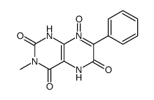 2,4,6(3H)-Pteridinetrione,1,5-dihydro-3-methyl-7-phenyl-,8-oxide结构式