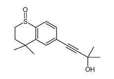 4-(4,4-dimethyl-1-oxo-2,3-dihydrothiochromen-6-yl)-2-methylbut-3-yn-2-ol Structure