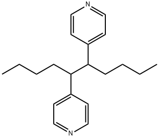 4-[6-(Pyridin-4-yl)decan-5-yl]pyridine结构式