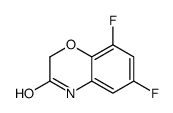6,8-difluoro-4H-1,4-benzoxazin-3-one结构式