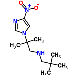 1H-Imidazole-1-ethanamine, N-(2,2-dimethylpropyl)-β,β-dimethyl-4-nitro- Structure