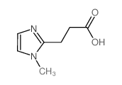 3-(1-Methyl-1H-imidazol-2-yl)-propionic acid结构式