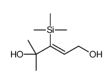 4-methyl-3-trimethylsilylpent-2-ene-1,4-diol Structure