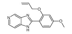 2-(4-methoxy-2-prop-2-enoxyphenyl)-3H-imidazo[4,5-c]pyridine结构式