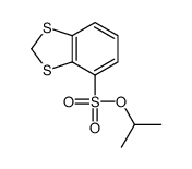 propan-2-yl 1,3-benzodithiole-4-sulfonate结构式