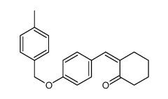 2-[[4-[(4-methylphenyl)methoxy]phenyl]methylidene]cyclohexan-1-one结构式